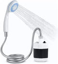 Tyenaza Camping Shower Portable Shower ABS Electric Battery Powered Camping Shower Pump for Camping Hiking Traveling
