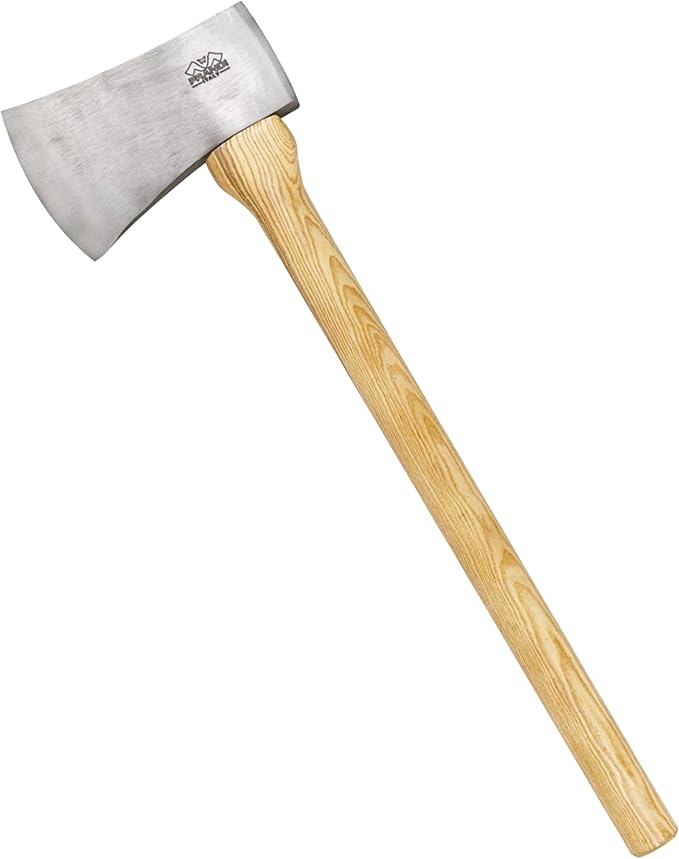 PRANDI Yankee Axe 1.98lb – Hickory Handle 25.61in – Ideal for Throwing – Made in Italy