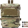 Emerson FRO Style V5 Vest Back Double Pouch Multi-purpose Bag Zip On Backpack (Coyote Brown)