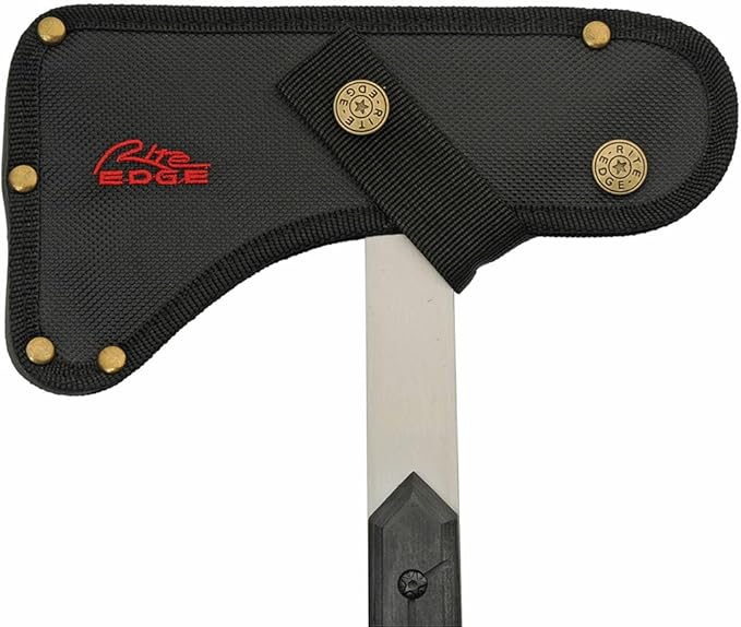 Old Glory Stainless Steel Blade Black Wood Handle 12 inch EDC Axe