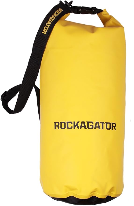 Rockagator Waterproof Dry Bags 100% Water Proof Dry Bag with Detachable Shoulder Strap | Can Be Submersed in Water and Will Keep Your Gear Dry on the River Lake Raft Kayak (10L 20L 30L 50L)