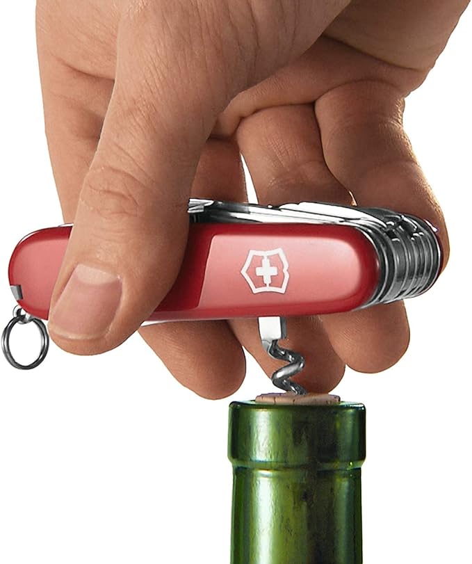 Victorinox Outrider Swiss Army Pocket Knife Large Multi Tool 14 Functions Blade Scissors Red