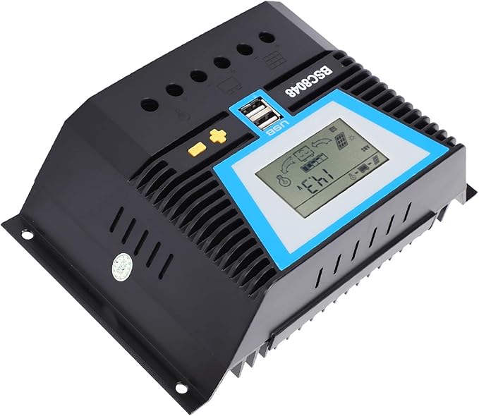 Fydun BSC8048 Solar Controller  for Variety Batteries 80A 12V 24V 36V 48V Energy Controllers Charging Control Parameter LCD Display Panel Regulator