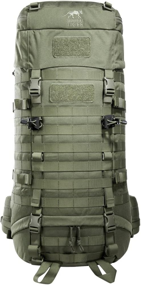 Tasmanian Tiger TT Base Pack 52 Modular Expandable Backpack 52 L to 65 L Volume Trekking Backpack