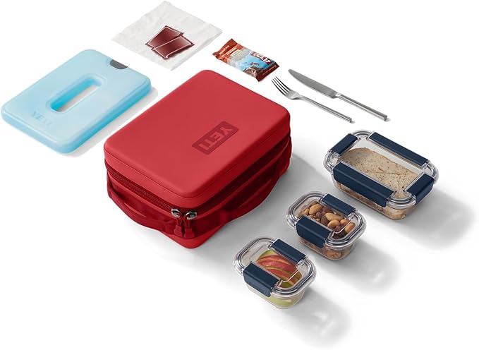 YETI Daytrip 5L Insulated Soft Cooler Lunch Box Rescue Red