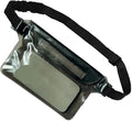 Waterproof Dry Bag Waterproof Swimming Bag Ski Drift Diving Shoulder Waist Pack Bag with Waist Strap Phone Fanny Pack Mobile Belt Bag for Rafting for SwimmingBoating(Black)