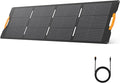 210W Portable Solar Panel with Adjustable KickstandIP65 WaterproofHigh Efficiency ConversionFoldable Solar Panel for Outdoor CampingRVs and Home Backup