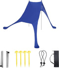 Beach Tent Sun Shelter | Portable Pop Up Camping Sun Shade Canopy | UPF 50+ Protection Beach Shade Canopy | for Outdoor Camping Picnics (Royal Blue300x300x200cm)
