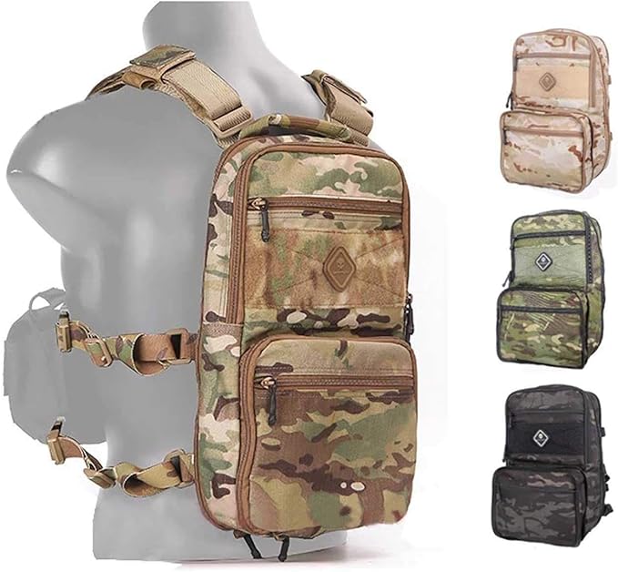 Emerson Tactical Hydration Backpack Molle Pouch Military Travel Multi-purpose Shoulder Bag (Multicam Tropic)