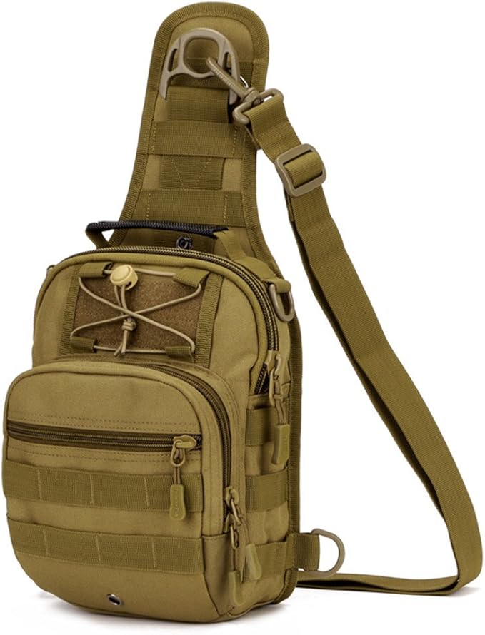 Protector Plus UNISTRENGH Tactical Sling Chest Pack Large MOLLE Crossbody Shoulder Bags Gear Duty Daypack
