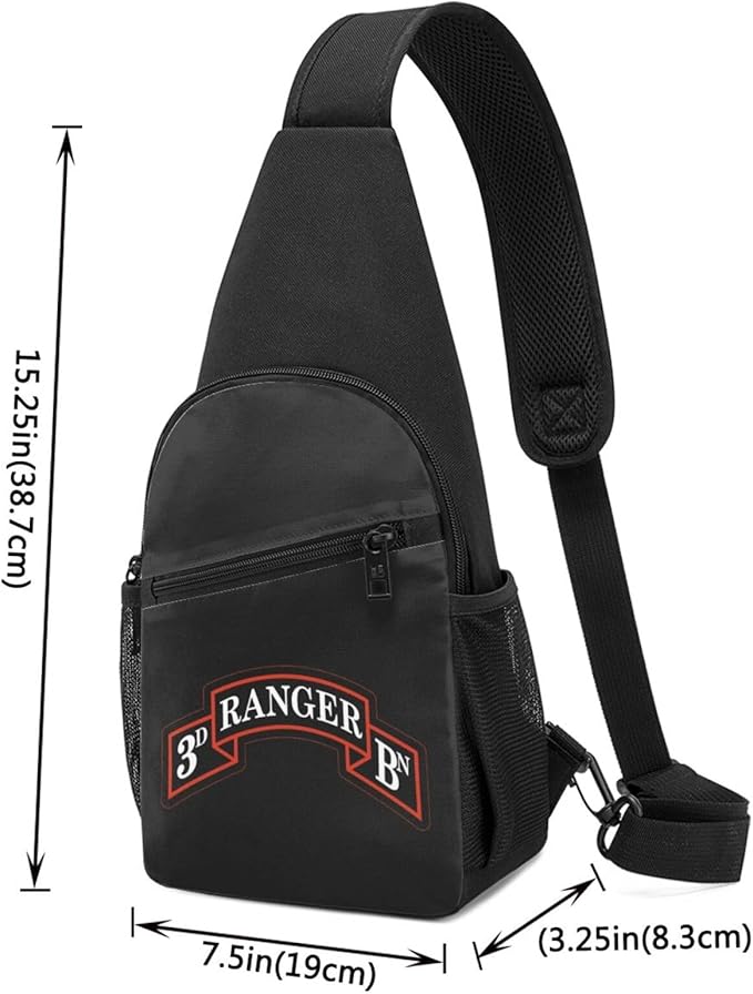 3rd Ranger Battalion Chest Pack Leisure Shoulder Crossbody Chest Bag