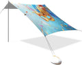 Carnival Masquerade Mask Mardi Gras Pattern Beach Tent Sun Shelter Set UPF50+ UV Protection 10.5 x 9.19 FT Camping Shade Canopy with Sandbags Sand Anchors Carrying Bag and Others