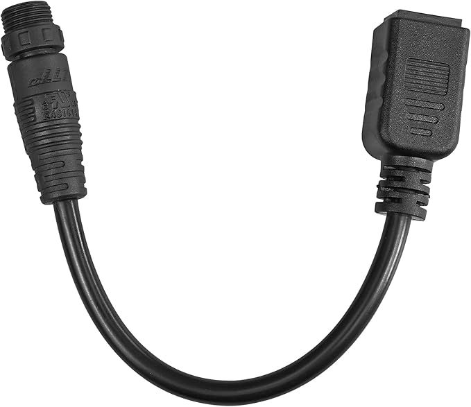 EPEVER Waterproof Power Cable RS485 Waterproof Connector Cable 22cm 8.6ft IP65 Street Light Outdoor Power Cord for TracerBP MPPT Controller Output CC-4M12(M)-RJ45-020-V1.1