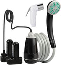 KEDSUM Portable Shower Portable Camp Shower Pump with Rechargeable Battery Portable Shower for Camping Portable Outdoor Shower Head for Camping Hiking Traveling(+ Handheld Sprayer)