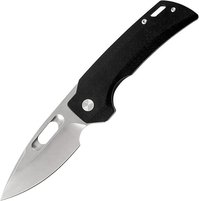 Hunting Knives &amp Tools Pocket Knife Lightweight Outdoor Knife for Backpacking Camping Essentials Folding Knife 8CR13 Blade Linen-textured Handle Gift Ideas for Men