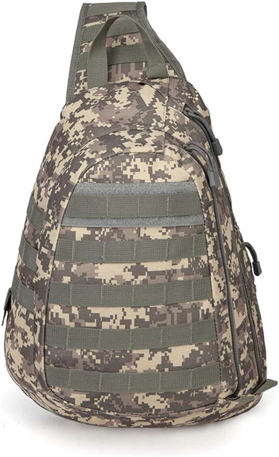 Sunnystacticalgear Outdoor Sports Hiking Sling Bag Shoulder Pack Camouflage Tactical Molle 20L Chest Bag - ACU