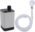 AYNEFY Rechargeable Camping Shower Pump 5200mAh Battery Powered Shower for Outdoor Camping Traveling with Head Easy Install Ideal for Beach
