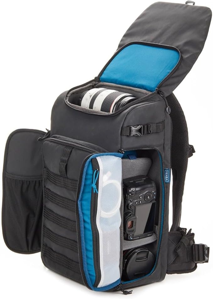 Tenba Axis v2 20L LT Camera Backpack for DSLR and Mirrorless cameras and lenses plus a 16-inch laptop – Black (637-766)