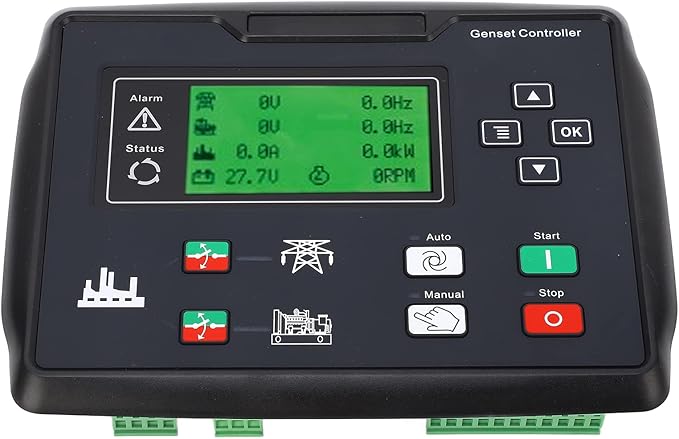CLE6120UN C Auto Controller for Generator Start Detect Multiple Languages Genset Control Module Panel 15‑360V