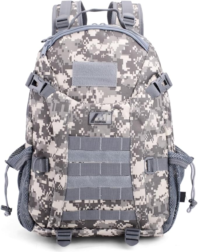 Tactical Military Assault 30L Travel Backpack Army 3-Day Assault Pack for Camping Hunting Trekking Outdoor Survival Range Molle Bag with Multi-Compartment Storage Army Combat