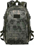 LINGYUE Tactical Backpack Bagpack Waterproof Hiking With USB Port 14 Laptop Compartment For Outdoor Camping Travel(G)