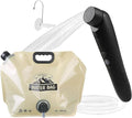 Portable Outdoor Shower Handheld Electric Shower+8L Water Bag IPX6 Waterproof USB Charging Compact and Lightweight Suitable for Outdoor Camping Beach Shower Hiking pet Bathroom