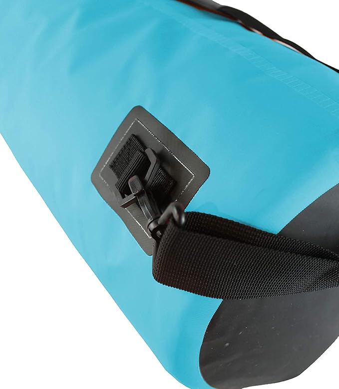 Enthusiast Gear Dry Bag 15L – Waterproof Floating Roll Top Dry Sack for Kayaking Boating Camping &amp Beach – Includes Quick Dry Microfiber Towel (Blue)