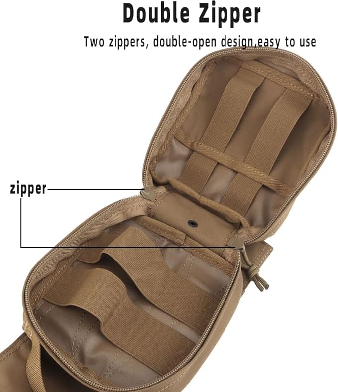 Tactical IFAK Pouch Rapid Deployment Pack MOLLE System First Aid Medical Pouch