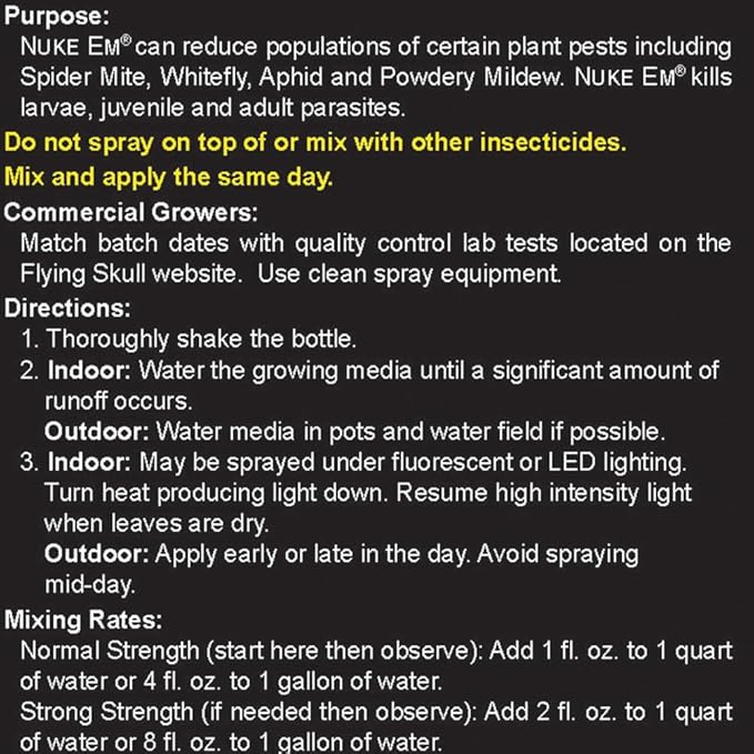 Nuke Em Insecticide Fungicide - 1 Quart