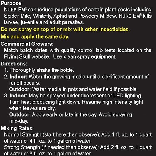 Nuke Em Insecticide &amp Fungicide 2.5 Gallon