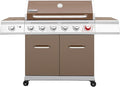 Royal Gourmet GA6402C 6-Burner Propane Gas Grill with Sear Burner and Side Burner 74000 BTUs Cabinet Style Outdoor BBQ Grill for Barbecue Grilling &amp Backyard Cooking Coffee