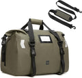 Waterproof Duffel Bag 40L - Heavy Duty Dry Bag Backpack for Motorcycle Travel Kayaking Boating &amp Camping - Watertight Roll Top Gear Bag with Air Valve &amp Reflective Strips for Men Women