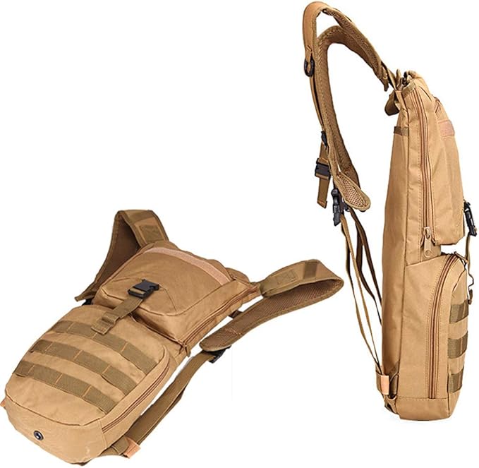 Outdoor Sports Hiking Bag Tactical Assault Combat Camouflage Tactical Molle Water Pack 2.5/3L Hydration Pack