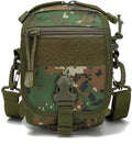 Outdoor Sports Hiking Sling Pack Camouflage Tactical Molle Shoulder Bag - DW