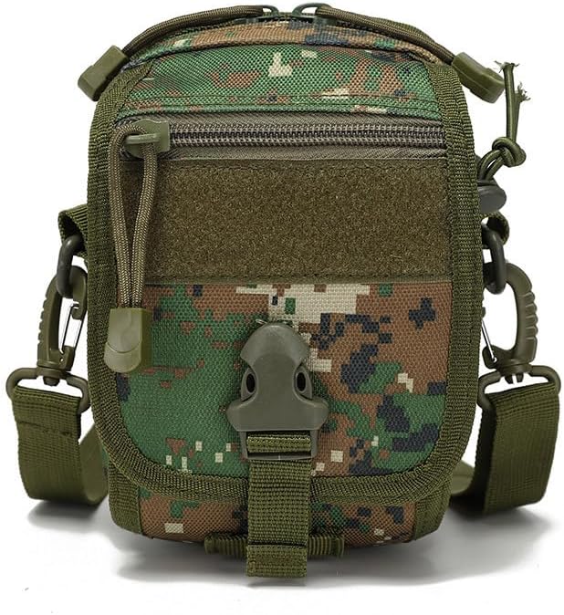 Outdoor Sports Hiking Sling Pack Camouflage Tactical Molle Shoulder Bag - DW