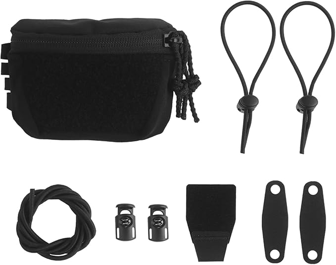 Multi Functional Helmet Battery Pack Airsoft Helmet Weight Pack Balance Retention Anchoring Integrated Node Pocket Universal Rear Bag Tactical Accessories Storage