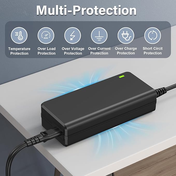 15V Charger for 4Patriots Patriot Power Sidekick 810026143830 D320 299Wh Portable Power Station 300W Mini Solar Generator LifePO4 Battery FY0631503200 Power Supply Cord Perfeidy