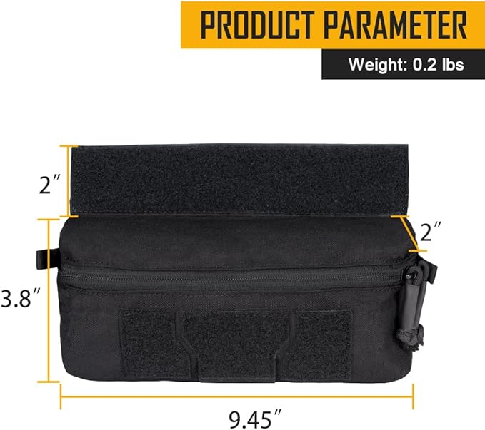 IDOGEAR Tactical Drop Pouch with Hook and Loop for JPC CPC AVS Vest Utility Tool Pouch Fanny Pack