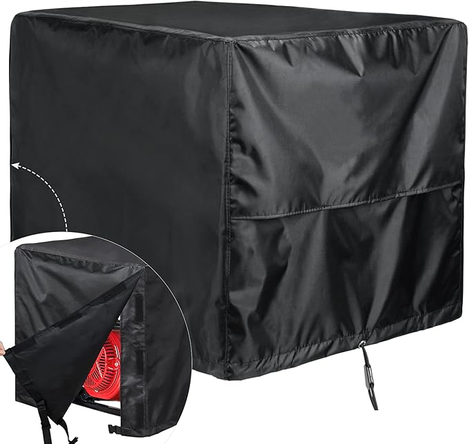 N-A Generator Cover Waterproof Universal Weather Resistant Storage Cover for Portable Generators up to 38 x 28 x 30 inches(L x W x H)