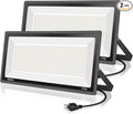YANYCN 2 Pack 800W LED Flood Light Outdoor3750W Equivalent Super Bright FloodLight with Plug88500LM 5000K Daylight White IP66 Waterproof Commercial Lighting for Sports FieldsCountsArenaStadium