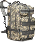 Military Tactical Backpack 3 Day Assault Pack Army Molle Bag Backpacks Rucksack Army Assault Pack 45L (ACU Color)