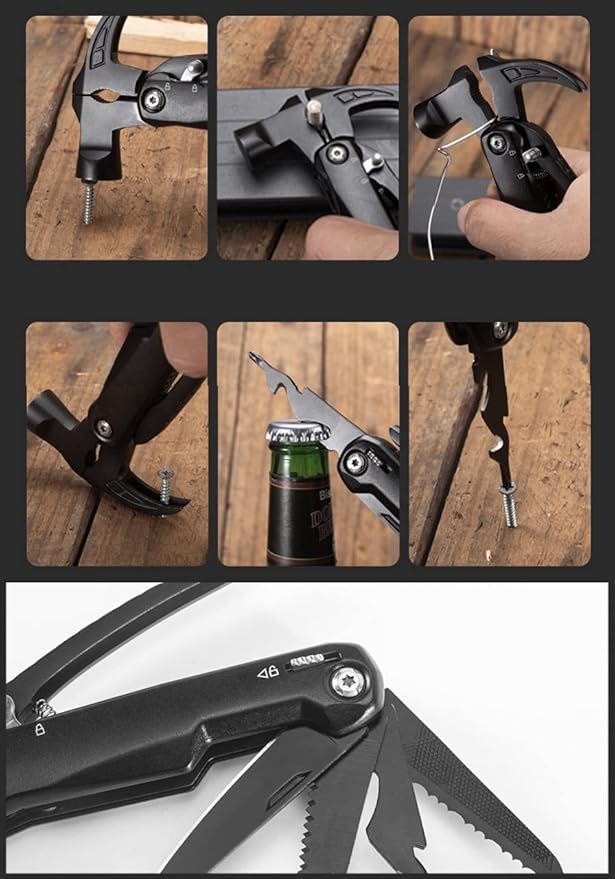 Multi-Purpose Pocket Knife Pliers Kit Durable Stainless Steel Multi-Plier Multi-tool for Survival Camping Hunting