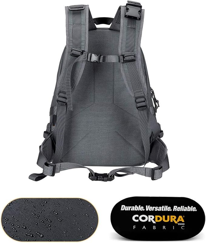 EXCELLENT ELITE SPANKER Military Tactical Backpack Detachable Backpack Quickly Turns into Outdoor Vest(Grey)