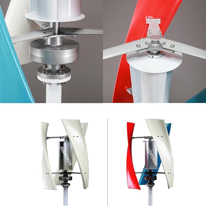 10000W Wind Turbine Vertical Wind Generator Kit 220V Wind Power Generator for Marine RV Home Windmill Generator Suit for Hybrid Solar Wind System