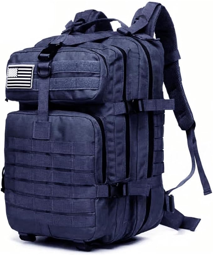 Tactical Backpack for Men 45L Military Gym Backpacks Large 3-Day Assault Pack Bug Out Bag MOLLE Daypack for Rucking Fishing Camping (Jungle Digital)