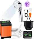 Portable Electric Shower 7800mAh Rechargeable Portable Shower Head 3 Spray Modes Camping Showers for Outdoor Camping Travel Watering Plants