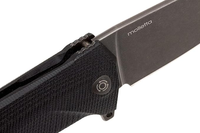 LionSTEEL KUR EDC Folding Knife Sleipner Steel Stone-Washed Blade