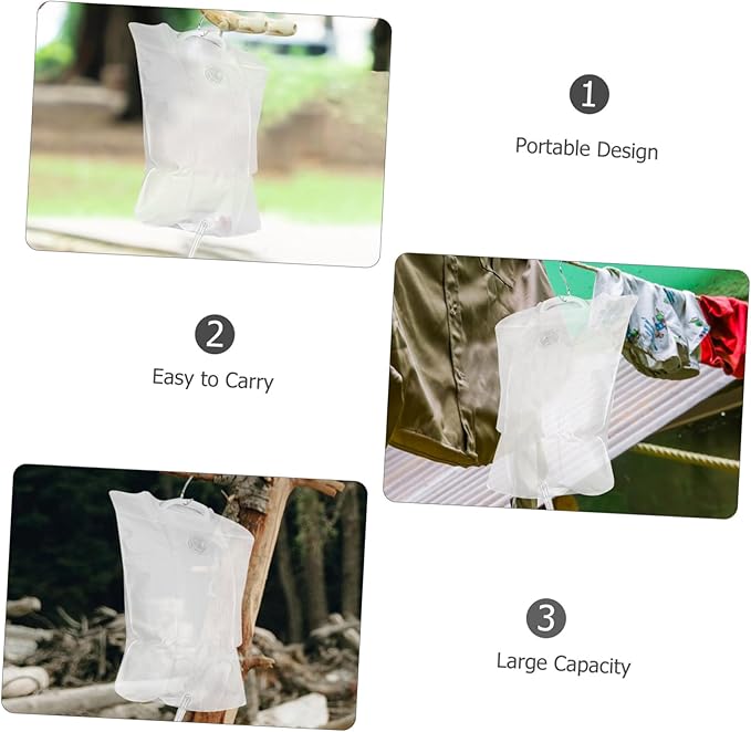 Compact Camping Shower Bag Camping Product Portable Shower for Hiking Beach Use