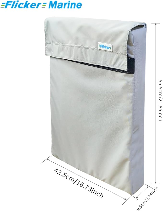 Marine Life Jacket Storage Bag – Waterproof Hanging Organizer for Boat Rail or Fence – Outdoor Marine Gear Holder for Vests and Equipment (Gray)