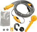 Portable Shower for Camping | 12V Electric Outdoor Camping Showers - Electric Camp Shower Powered by Car Cigarettes Accessories